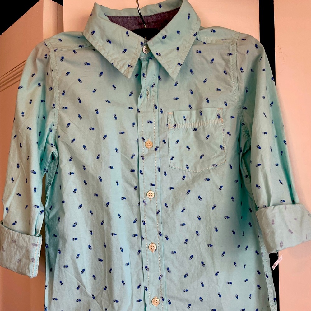 Brand new, Oshkosh button down dress top, size 8